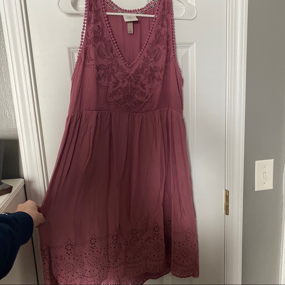 Blush Red Dress
